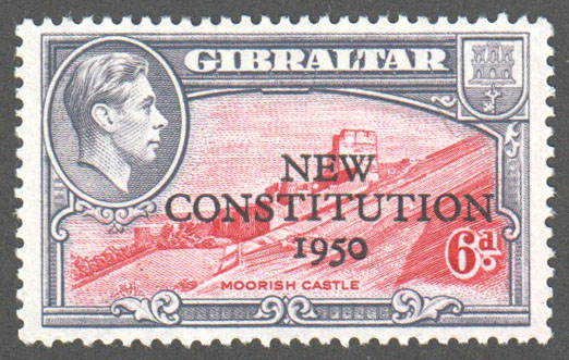 Gibraltar Scott 129 Mint - Click Image to Close